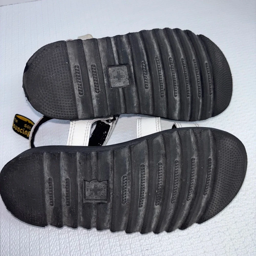 Dr.‎ Martens Blaire White Leather Sandals Kids Size 13 UK 12 Comfortable